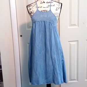 Bella Dahl denim halter dress